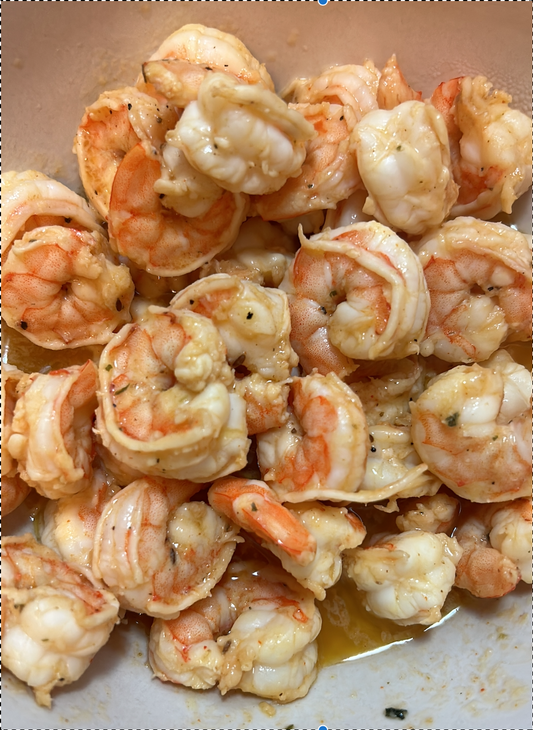 Garlic Butter Shrimp (Wednesday)