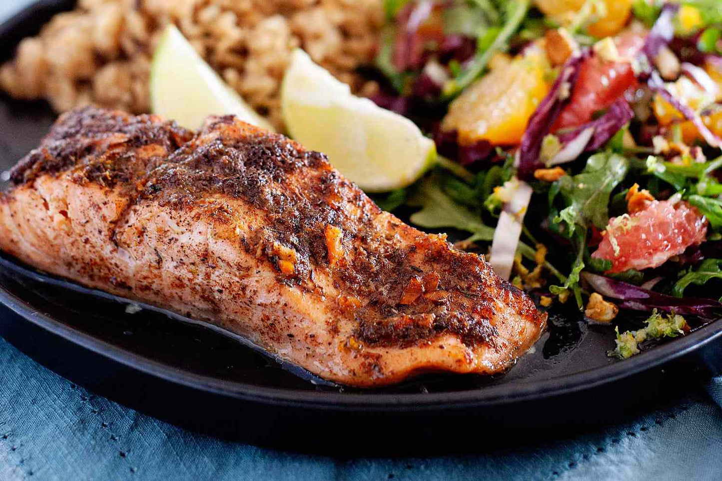 Jerk Salmon (Wednesday)